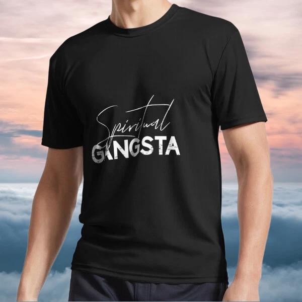 New Shirt spiritual gangster Active Logo TEE T-Shirt Funny Size S to 5XL L