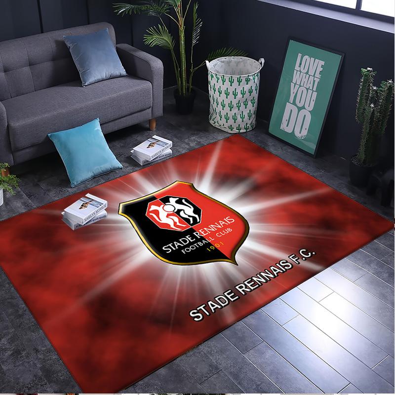 1PC rug Stade Fc Emblem Carpet, Chair Rug,Area Rug for Office Bedroom living rooms bedroom, Doormat decor Christmas fan gifts