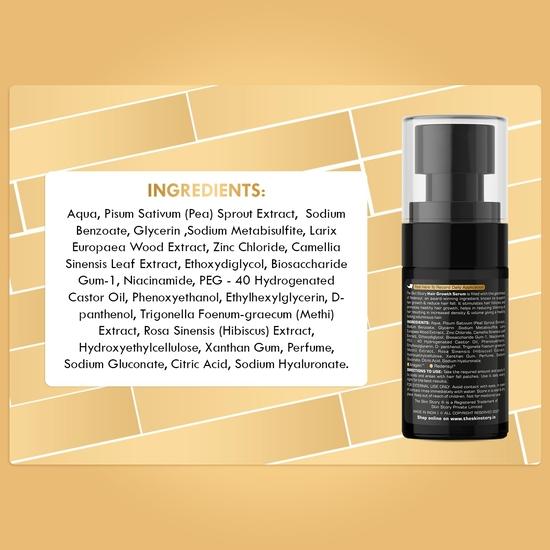 The Skin Story Hair Growth Serum for Men | Enriched with 3% Redensyl and 4% Anagain | Thicker, Stronger | Hair Fall Control | All Hair Types | 25 Ml
