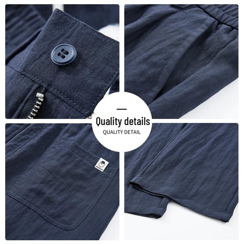 Men's Breathable Tencel-Linen Blend Casual Pants