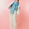 ETRE AU SOMMET EAS Logo Fling Schal (Pastellblau)