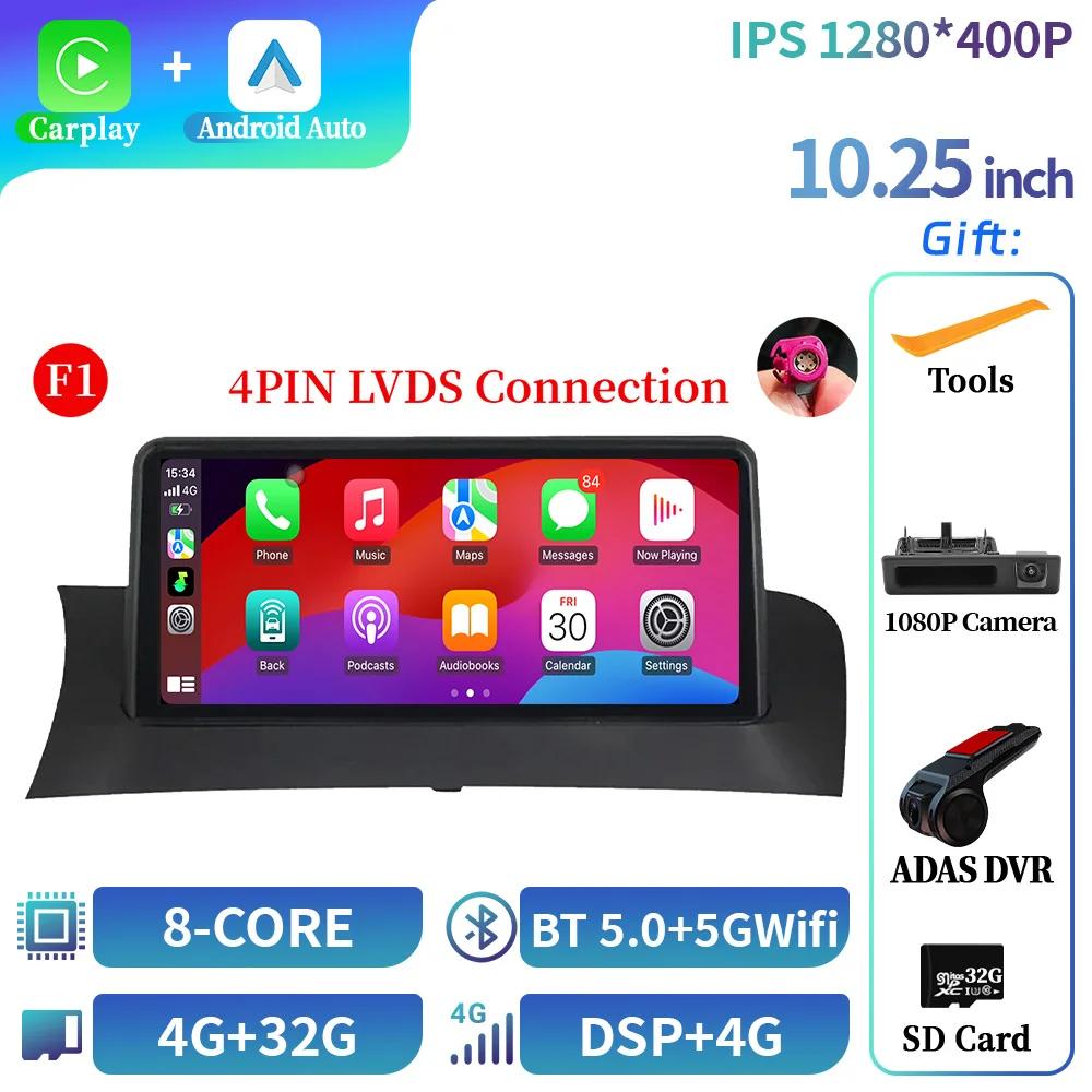 10.25" Car Radio For BMW X3 F25 X4 F26 Multimedia Wireless Bluetooth  Carplay Android Auto Stereo Navigation Touch Screen