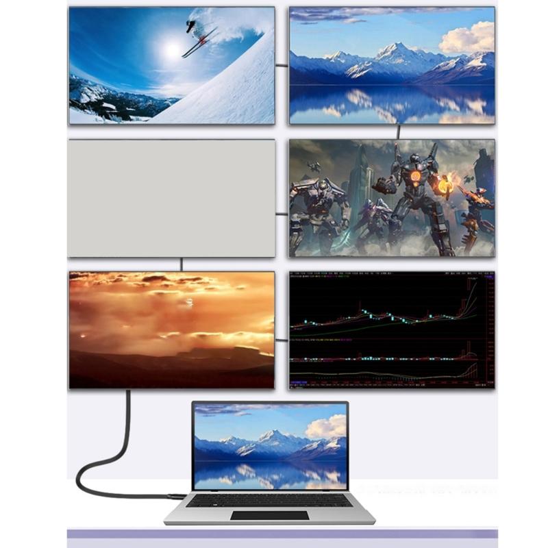 90 Degree USB C Data Cable 40Gbps Synchronized 8K UHD Display Suitable for Laptops Tablets Rapid Charging Data Transfer