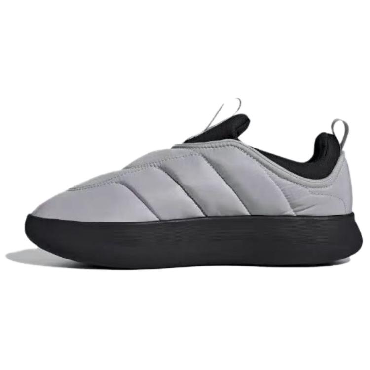 Adidas Adipuff Slip Resistant Abrasion Resistant Low top Casual Shoes Unisex Gray Black JP7706