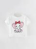 European Kids' Summer Cartoon T-Shirt – Girls' Short Sleeve Round Neck