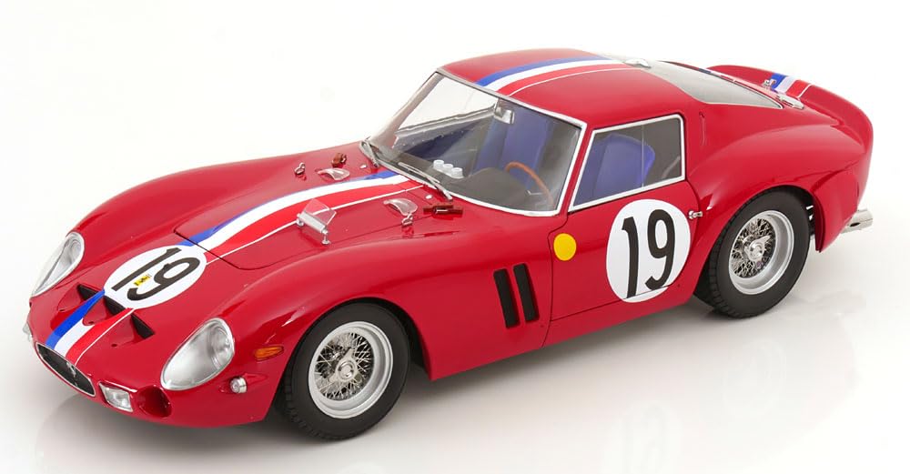 

KK-Scale 1/12 Ferrari 250 GTO 1962 24 Hours of Le Mans 2nd Place #19 24h Le Mans Noblet/Guichet Fully Opening