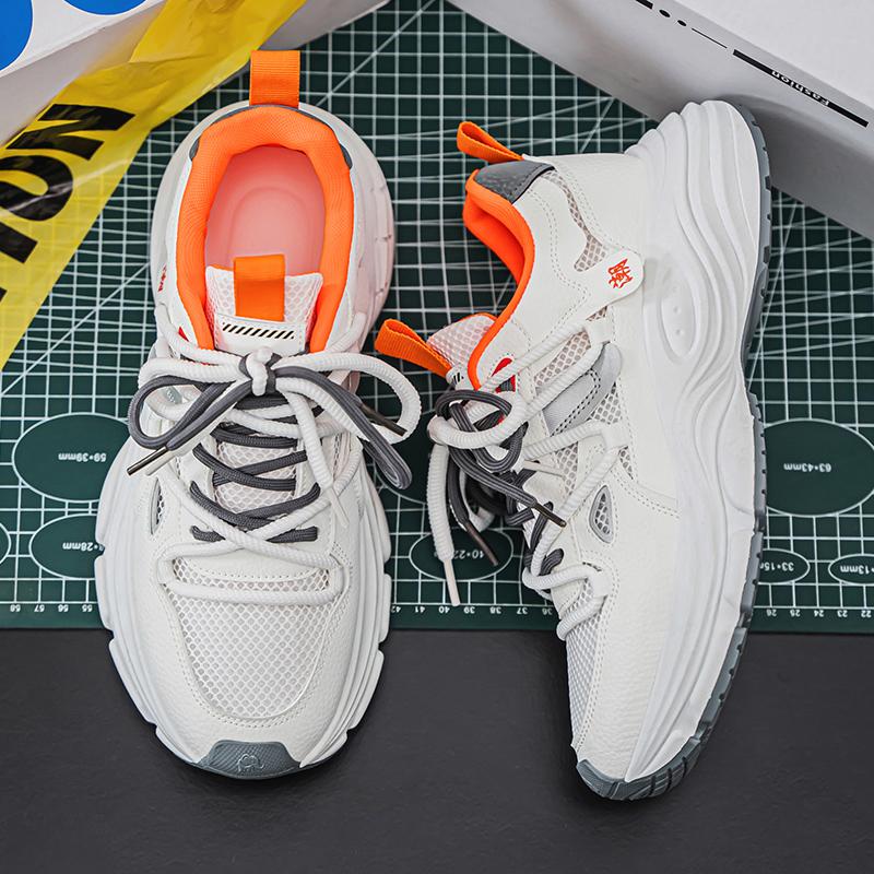 Men 's Casual Four Seasons Fashion  Students Comfortable Sneakers Boys Trending Soft Sole Breathable Shoes