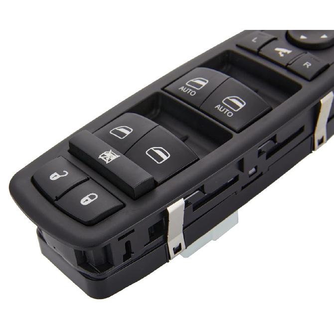 Power Window Switch.11 Metal P.Fits For 2014-2018 Jeep Grand Cherokee.68184803AC.Driver Side Control Door Vidrios Master Switch.