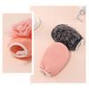 Bath Sponge Ultra Soft Fast Foaming Faux Silk Double-Sided Exfoliating Shower Loofah Glove for Home