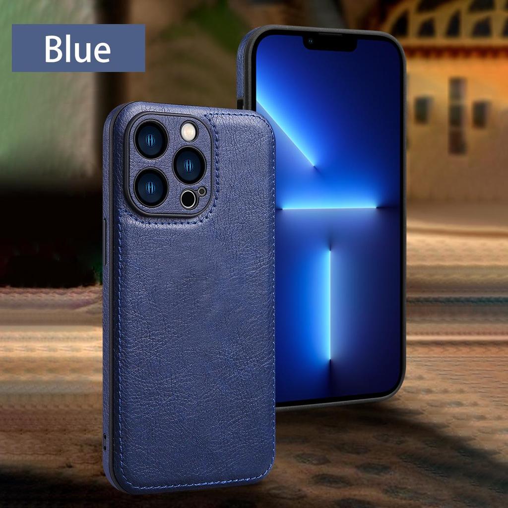 Leather Protective Case for iPhone 16 Pro Max / 15 Pro