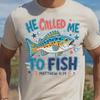 Comfort Colors® Christian Fishing Quote Shirt, Matthew 4:19 Christian Fishing Tee, Bible Verse Fisherman Gift, Religious Shirt