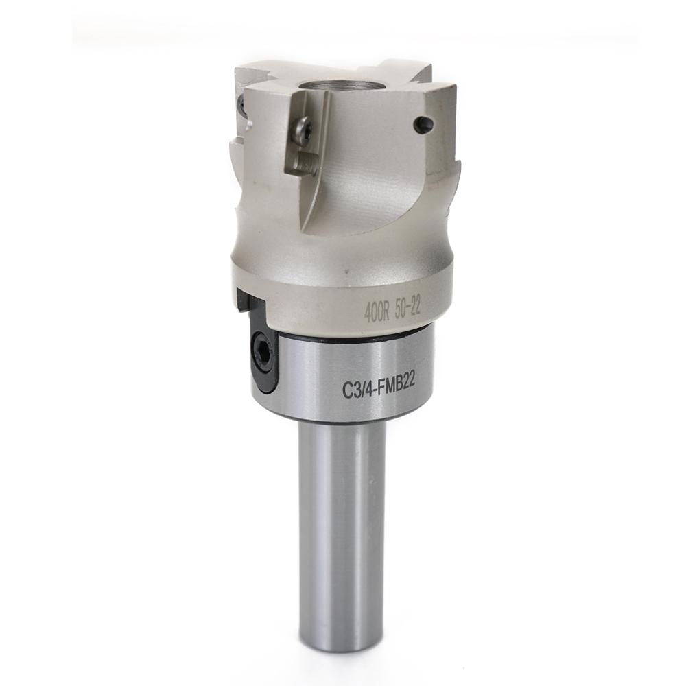 C3/4-FMB22 Prodlužovací tyč s přímou stopkou 400R-50-22 Čelní fréza s 10ks břitových destiček APMT1604