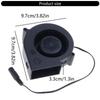 High Speed 2.94A 12V Turbos Blower for Outdoor BBQ Camping & 3D Printer Cooling