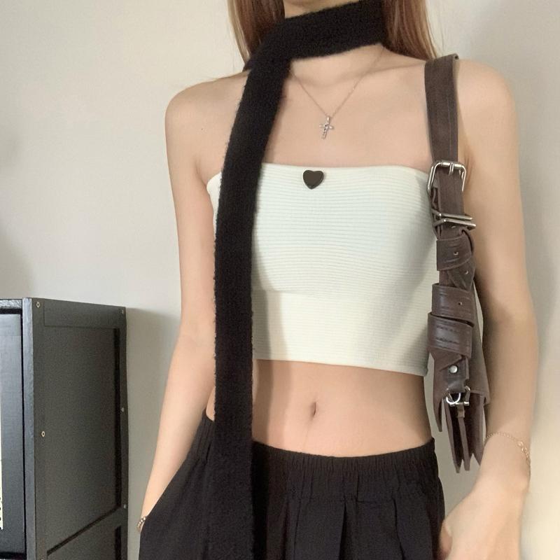Winter  Solid Color Narrow Long Scarf Female Korean Version Knitted Woolen Scarves Women'S Imitation Cashmere Mohair Scarf