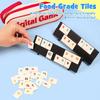 Cube Game Set With Portable Case, Rummy Tiles Travel Set For Family Classic Board Games-Rummy Cube Game With 4 Racks, 106 Rummy
