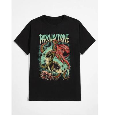 Vintage Parkway Drive Schwarzes Baumwoll-Kurzarm-Unisex-T-Shirt S–5XL – JU159