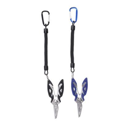 2PCS Fishing Pliers Stainless Steel Multifunctional Hook Remover Line Cutter Split Loop Opener