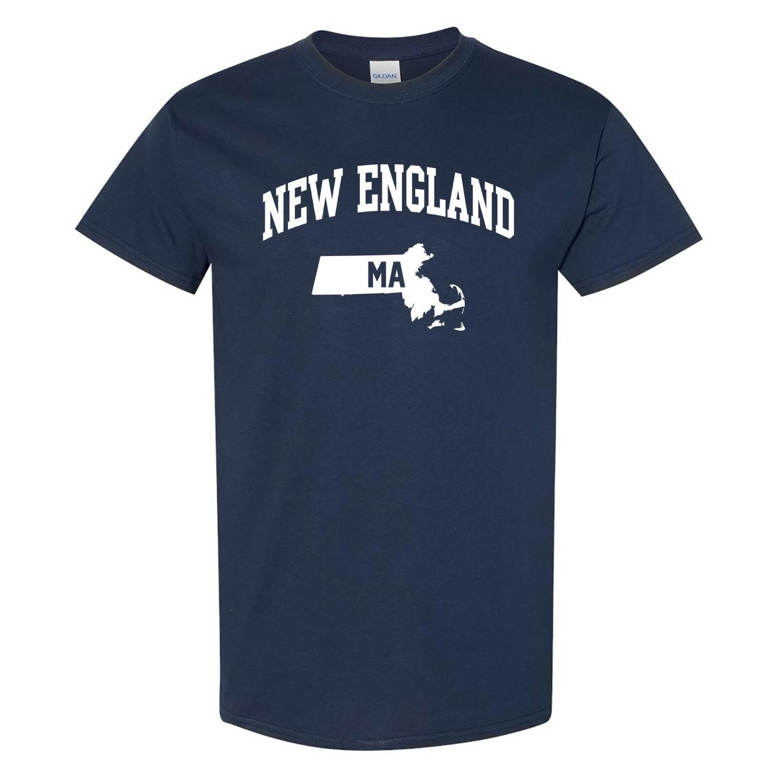 Classic New England Arch Hometown Pride State T Shirt XL