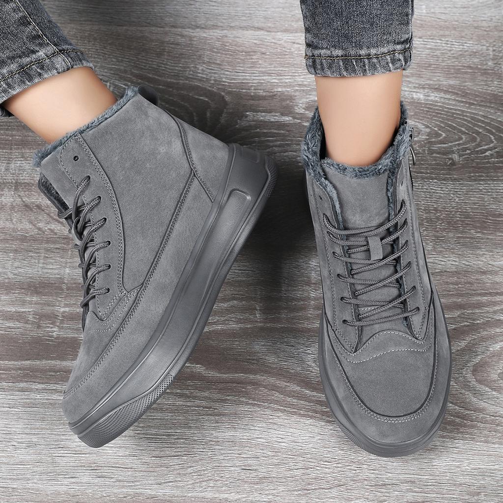 TUINANLE High Quality Winter Snow Booties Women Warm Shoes with Cotton Lining Ankle Boots Men Shoes