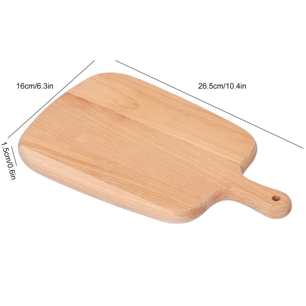 Beech Cutting Board Barbecue Pizza Bread Vegetable Fruit Wooden Chopping Board