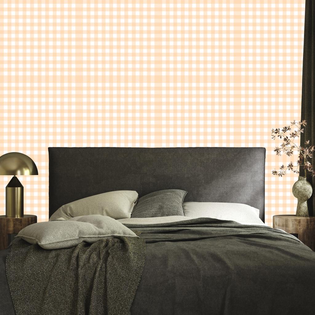 Wallpaper Fabric Pattern Cream, Cream Color for Living Room and Bedroom 50x1000