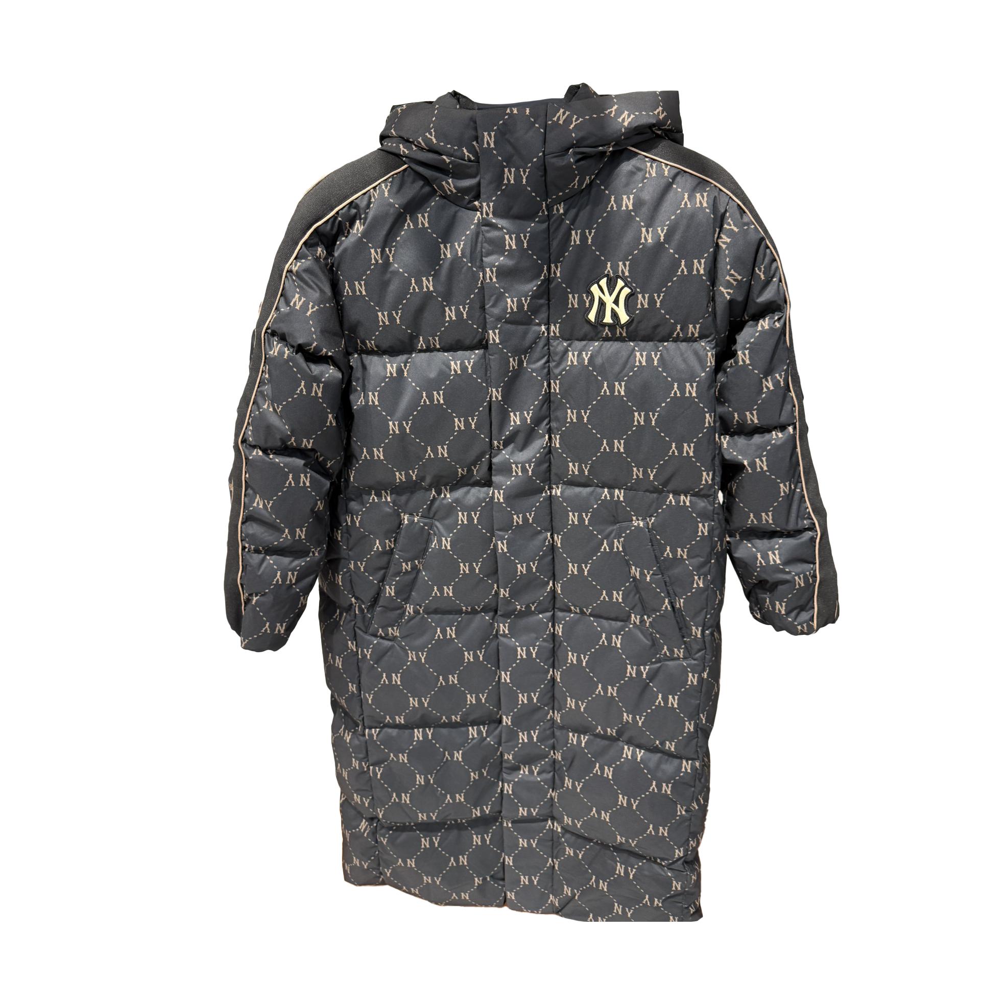 MLB Down Jackets Unisex Black Hooded Moderate Other 3ADJM1746-50BKS M(95)
