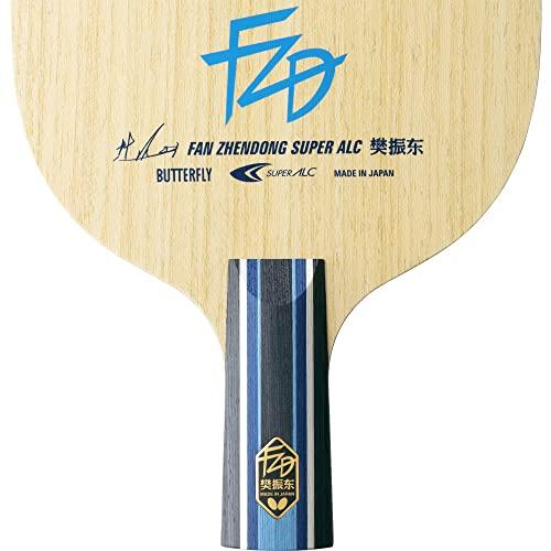 Butterfly Table Tennis Racket Fan Zhendong SUPER ALC-CS Chinese Style Pen 24200 Blade Size: 161 x 150mm (Round)