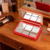 Cosmetic Storage Box With Strong Magnetic To Secure Eyeshadow Blush Highlighter Portable
