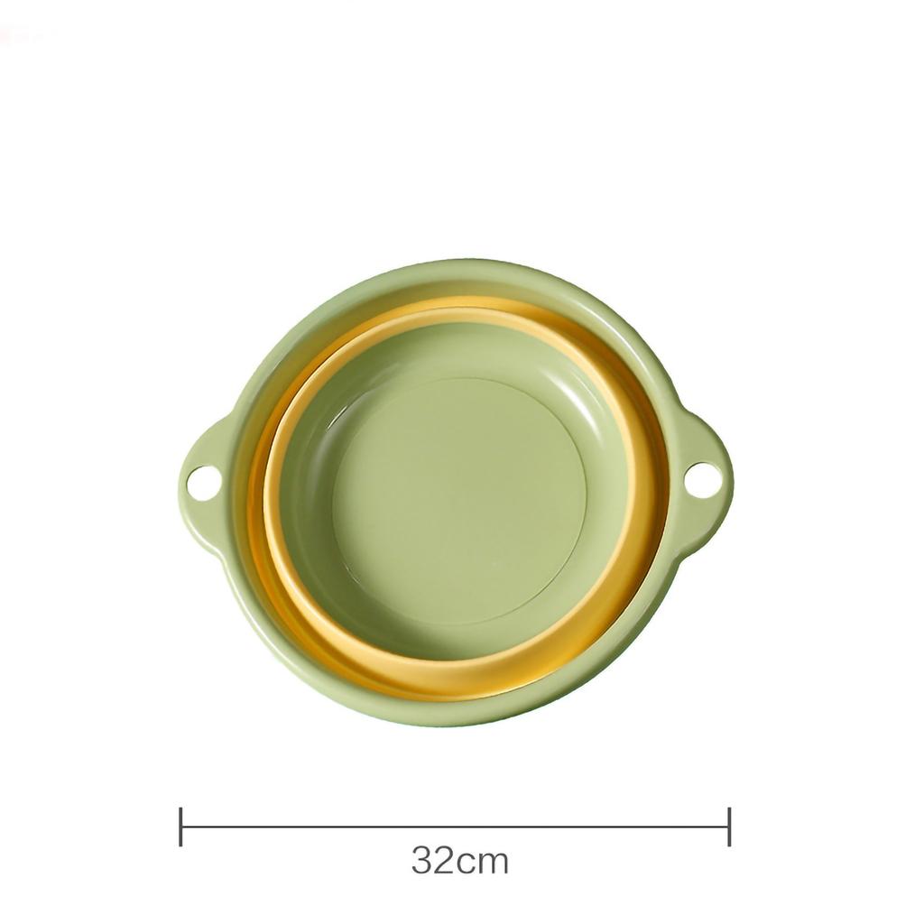 Baby Wash Basin Household Portable Folding Basin Plastic Clothes Vegatable Washing Basin