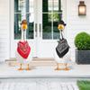 Outfit Cute Easter Porch Outfit For 23in Outdoor Patio Yard Art Decoration