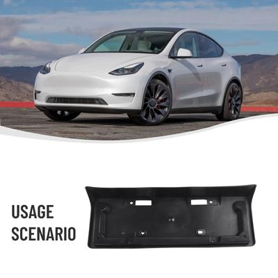 Accessories Front Plate Bracket Plastic For Tesla Model Y 3 2019-2025 Front License Plate Bracket Durable Exquisite
