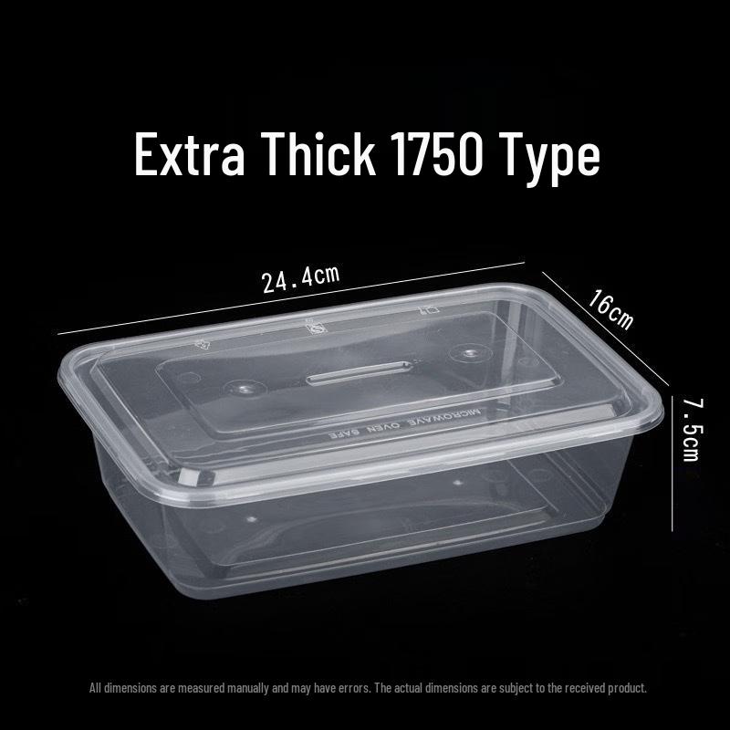 Disposable Thickened Round Transparent Food Container