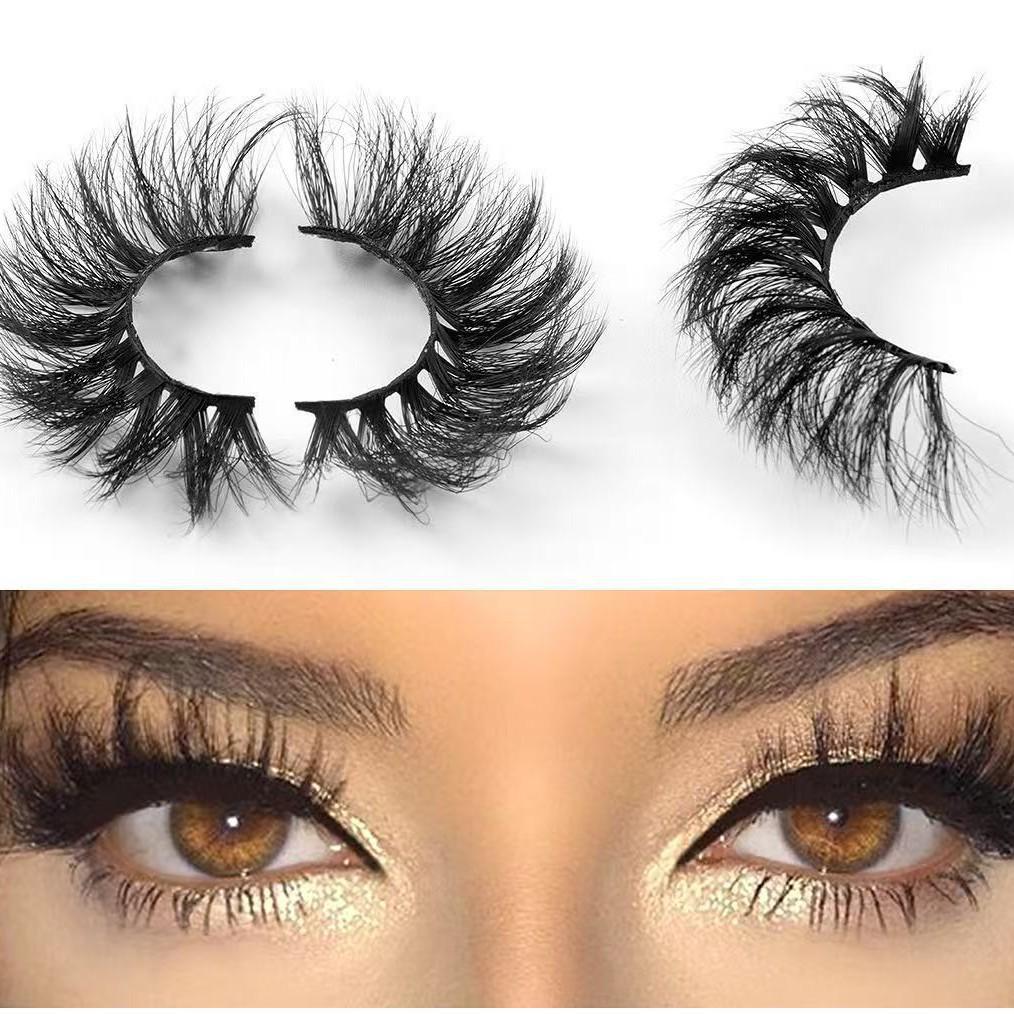 8D Fluffy Faux Mink Eyelashes: European & American-Style, Multi-Layered, Long & Curled
