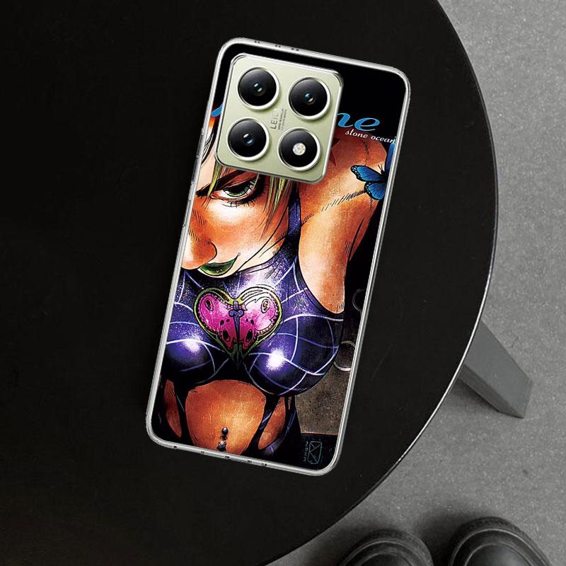 JoJo's Bizarre Adventure Jolyne Cujoh Phone Case Cover for Xiaomi Redmi Note 15 14 13 12 11 Pro Plus 14S 12S 11S 11T 11E 10S 10