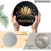 2D Flat 1pc, Massage Round Aluminum Metal Sign, 8x8 in, Suitable for Living Room, Bedroom, Porch and Front Door A Vibrant and Serene Decor, No