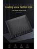 Men's Carbon Fiber Zipper Card Holder - European & American Style Horizontal Wallet