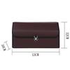 Leather Car Trunk Storage Box with Logo - Multifunctional Folding Organizer