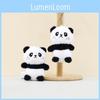 Adorable Cute Panda Plush Toy Keychain Bag Charm Soft Pp Cotton 12cm Height