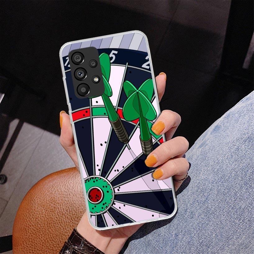 

Darts Aesthetics Wire Target Phone Case For Samsung Galaxy A52 A32 A22 A12 A51 A31 A50S A30S A20S A10S Note 20 Ultra 10 Plus S10 Samsung S10 Plus