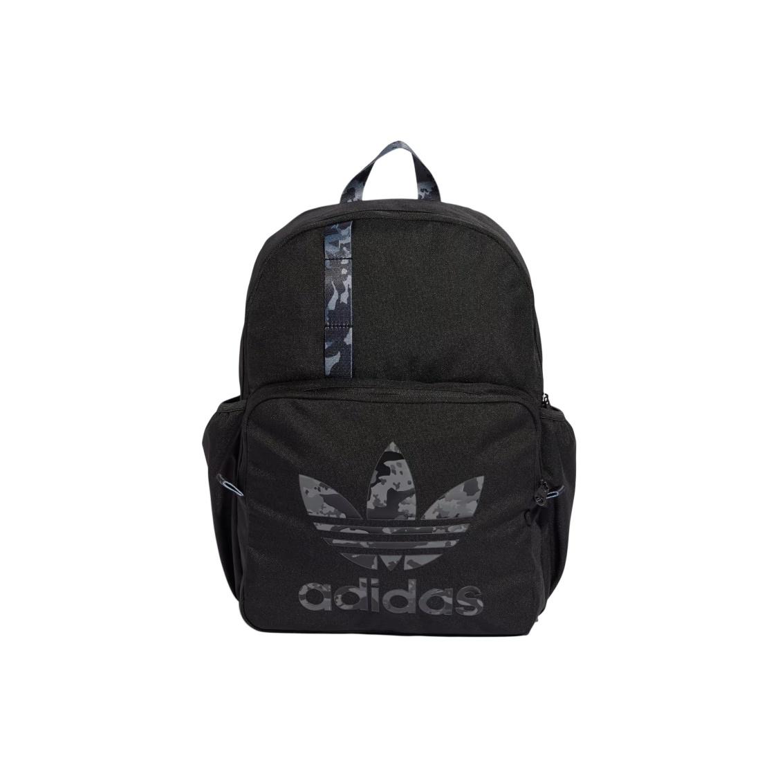 Adidas Originals Trefoil Recycled Polyester Backpack Regular Unisex Black Multicolor One Size