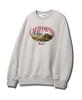 REBRENNER Dtf California Beach Sweatshirt White Melange