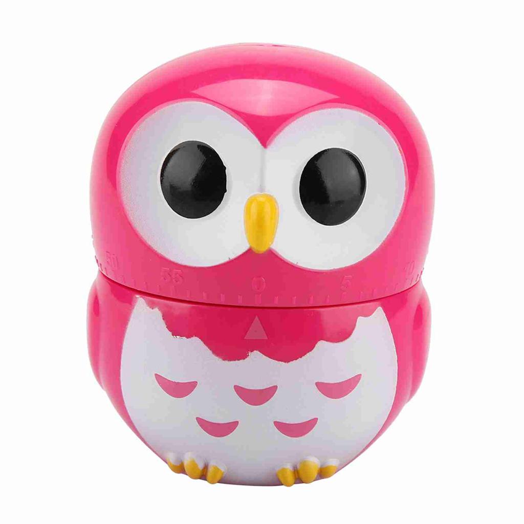 Cooking Timer Cute Owl Shape Kitchen Manual Timer Mechanical Home Cooking Counters Clock Kitchen Timer Mechanical Timer Timer