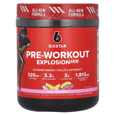 Pre-Workout Explosion 2.0, Pinke Limonade, 9,63 oz (273 g)