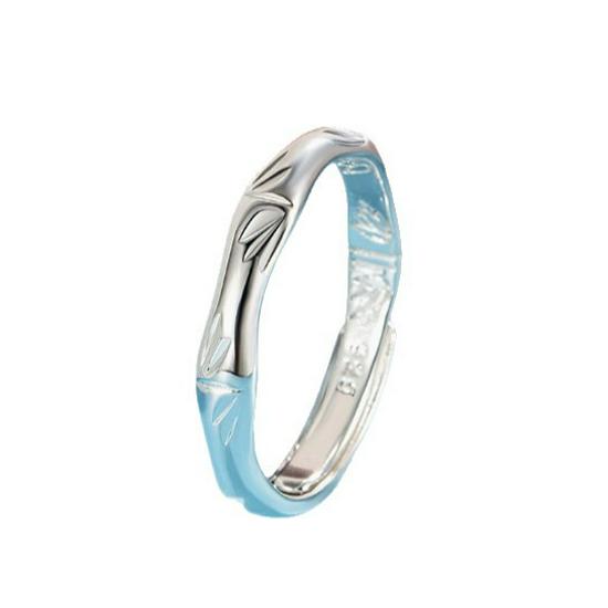 Women's Retro Bamboo Joint Ring: Ancient Chinese Style, Simple Fashion, Ideal Daily Gift