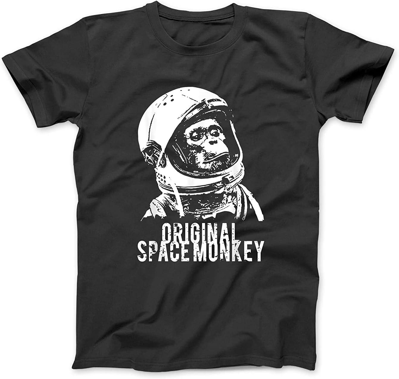 Оригинальная футболка Space Monkey Смешные саркастические юмористические футболки Веселая толстовка PVH1, Худи лонгслив, Майка Мужская Женская 1263 Черный XXXXXL чёрный