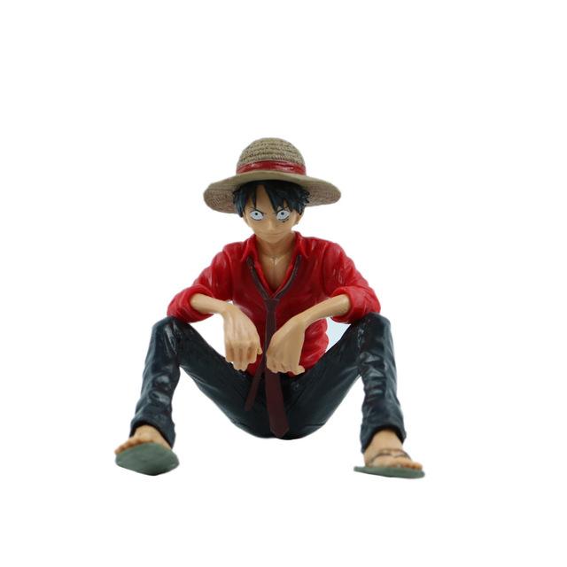 

1Pc10Cm Japanese Anime Luffy Action Figurine Plaything Cute Pvc Model Doll Figurine Table Car Decoration Collection Gifts
