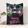 Custom Name Batman Catwoman Flannel Blanket Throw Blanket Soft Warm Sofa Bed home Decor Unique Gift