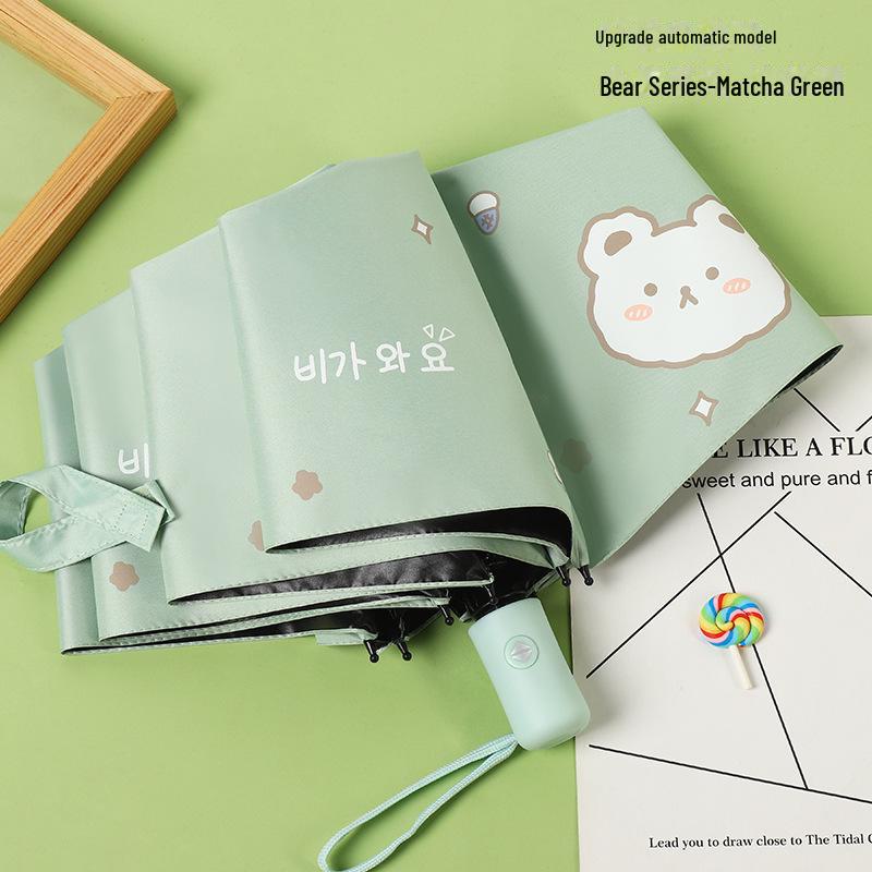 8-Rippen Faltbarer UV-Beständiger Automatischer Schirm für Alle Wetterbedingungen