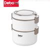Debo DEP-931 304 Stainless Steel Double-Layer Lunch Box