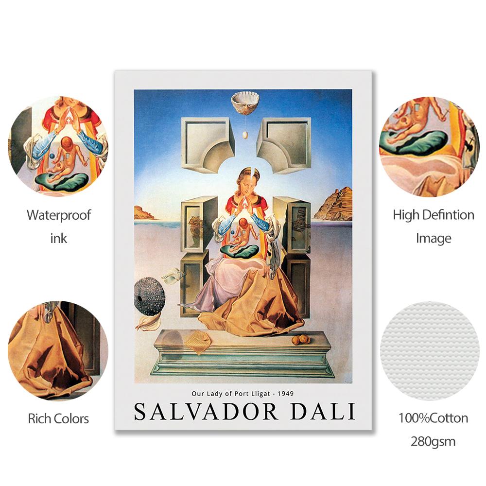 Suprarealism Impresionism Salvador Dali Artă de perete Canvas Poster Print Abstract Retro Pictură Imagine Murală Living Room Home Decor